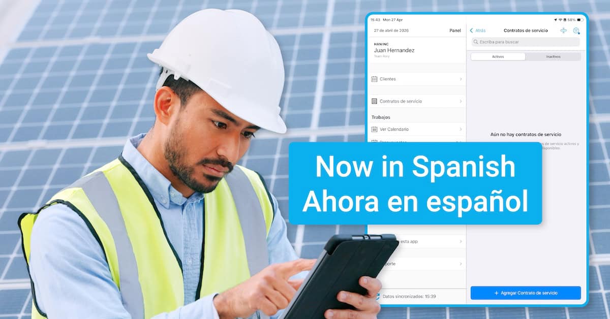 Introducing Spanish for ServiceBridge Mobile